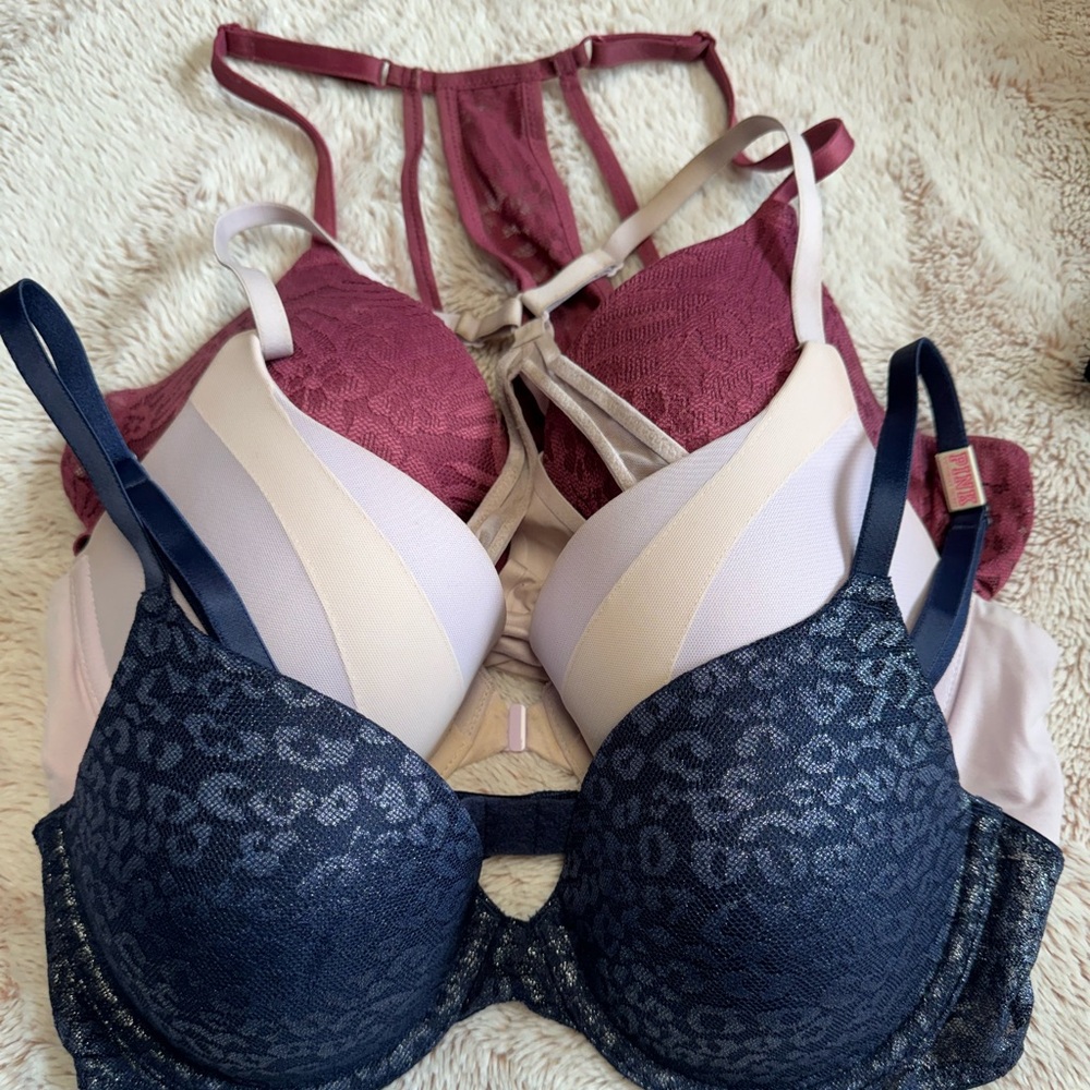 3 Victoria’s Secret Bras
